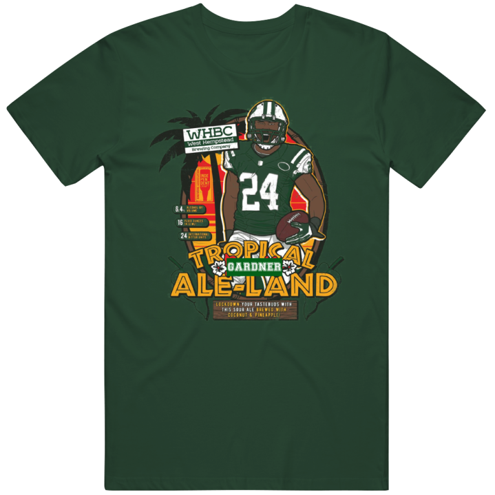 Ahmad Gardner Tropical Ale Beer New York Jets Football T Shirt