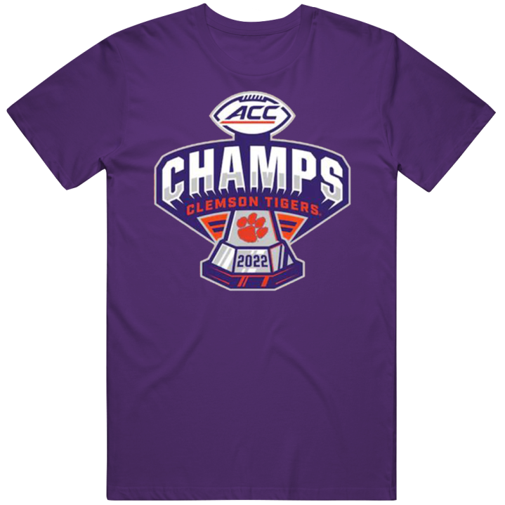 Acc Champs Clemson Tigers 2022 Football T Shirt