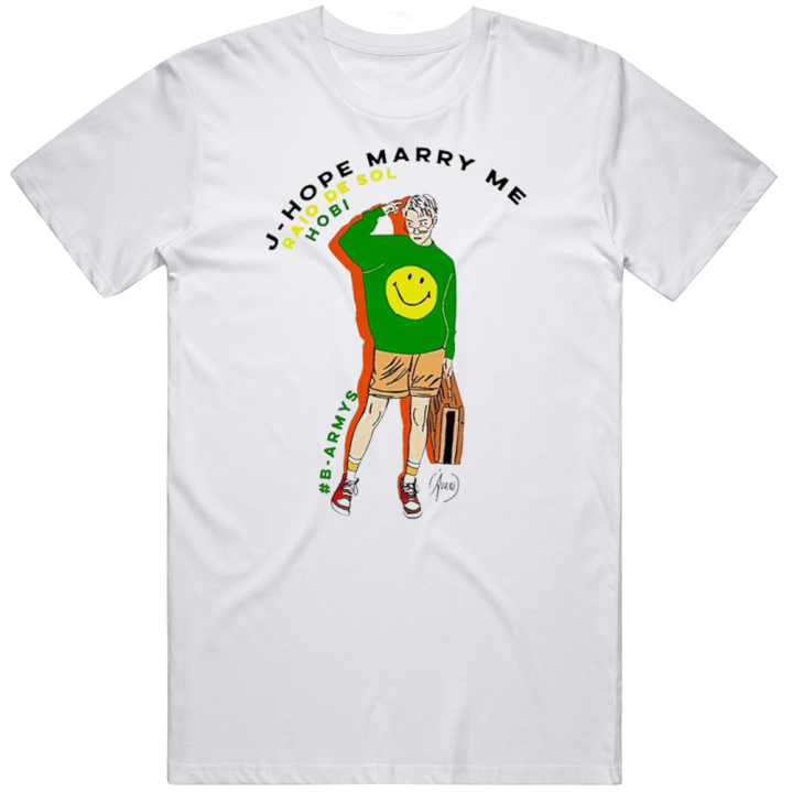 J-hope Marry Me Bts Fan Gift T Shirt