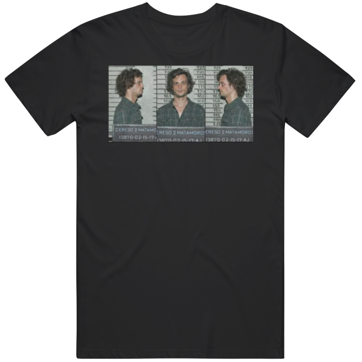 Spencer Reid Mugshot Criminal Minds Tv T Shirt