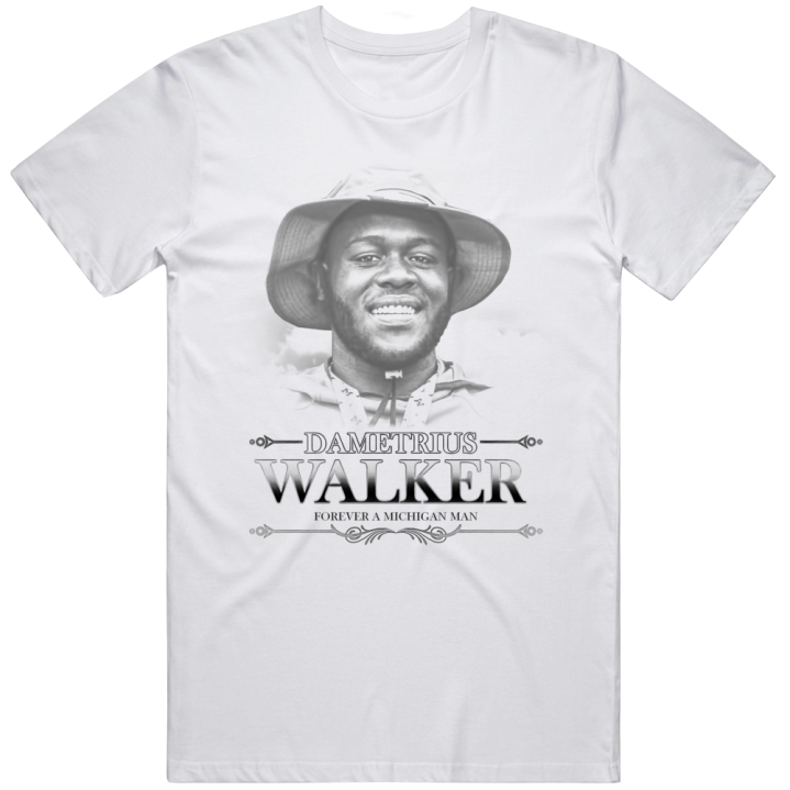 Rip Dametrius Walker Michigan Football Rest In Peace T Shirt