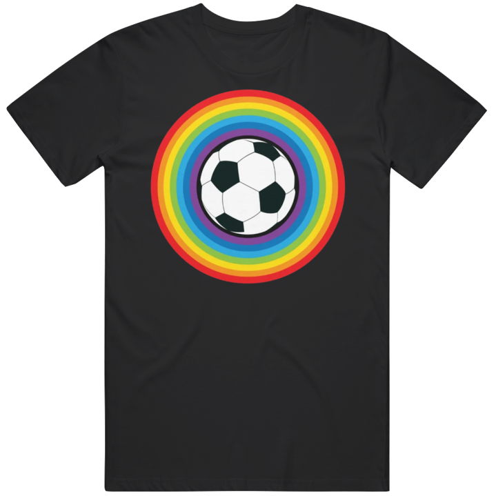 Rainbow Soccer Ball Grant Wahl Qatar World Cup T Shirt