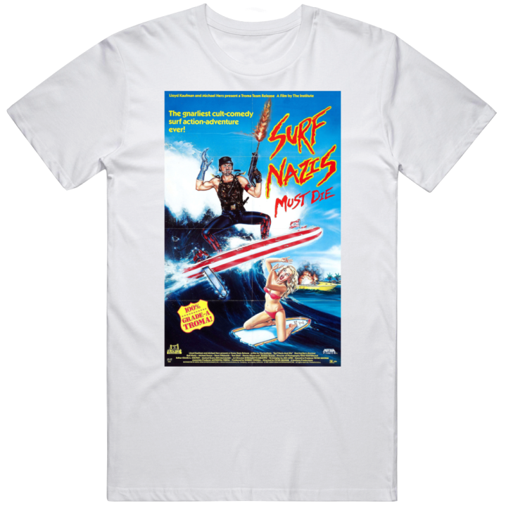 Surf Nazis Must Die Retro Vintage T Shirt