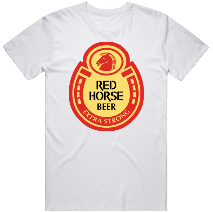 Red Horse Beer Extra Strong Logo T Shirt