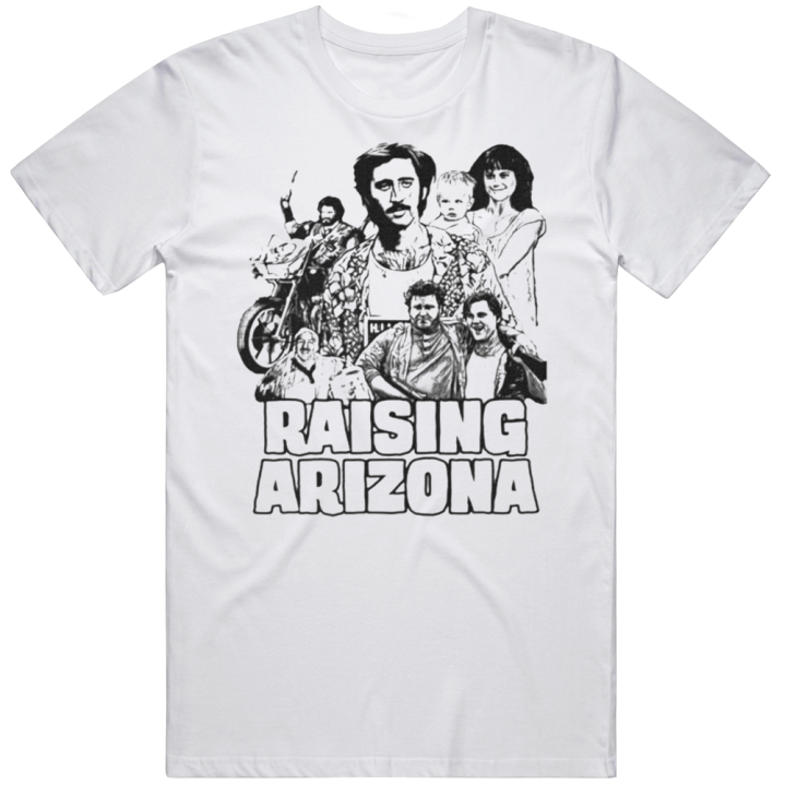 Raising Arizona Retro 80's Movie T Shirt