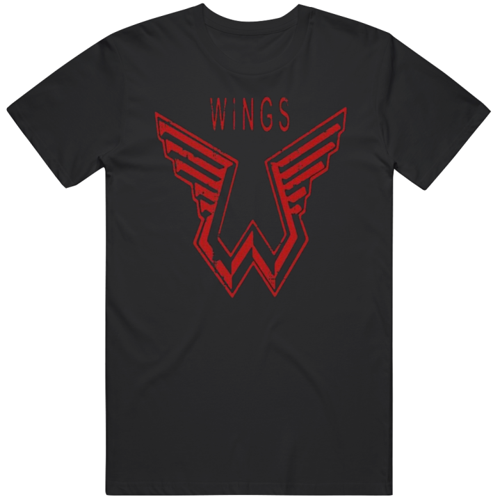 Paul Mccartney Wings Logo T Shirt