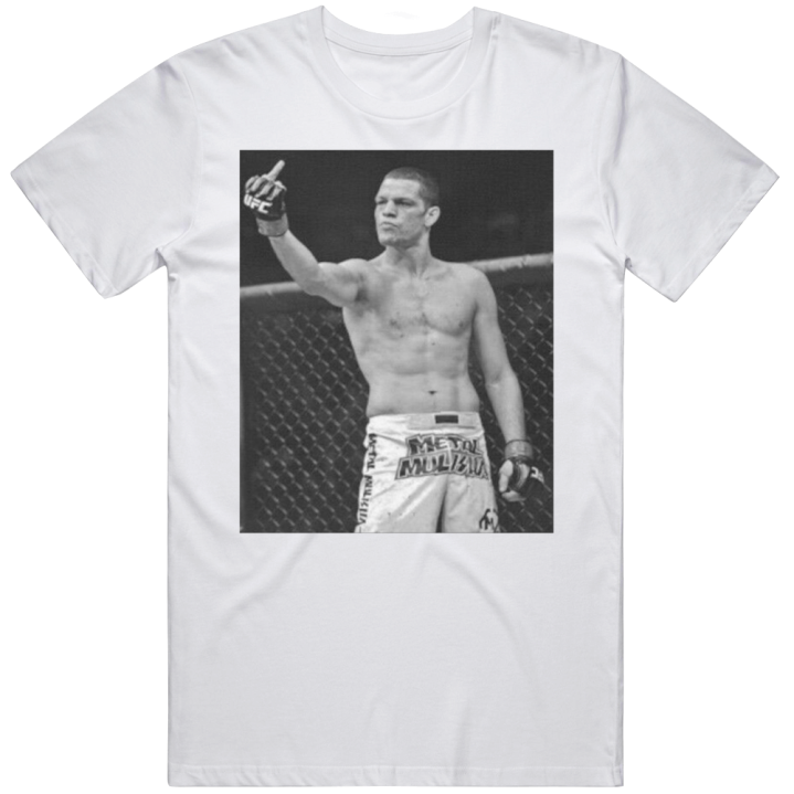 Nate Diaz Middle Finger Mma Fighter Boxer T Shirt