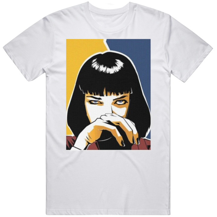 Mia Wallace Pulp Fiction Movie T Shirt