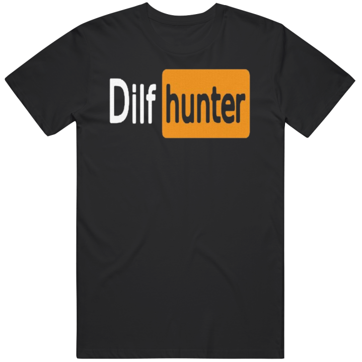 Dilf Hunter Pornhub Logo Parody T Shirt