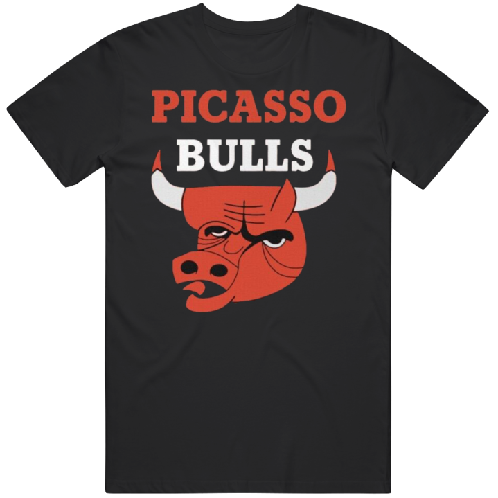 Chicago Picasso Bulls Basketball T Shirt