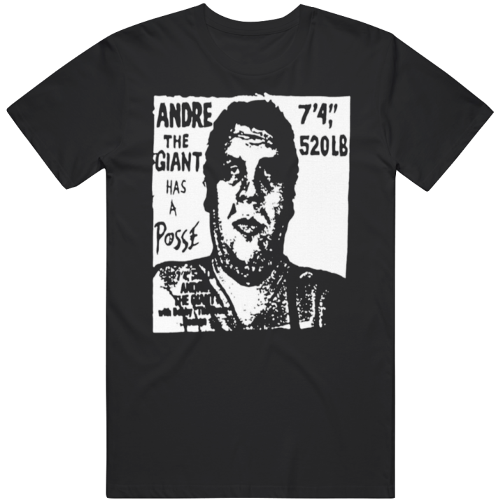 Andre The Giant Posse Mugshot T Shirt