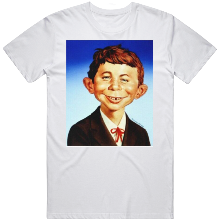 Alfred E Neuman Shirt Mad Portrait T Shirt