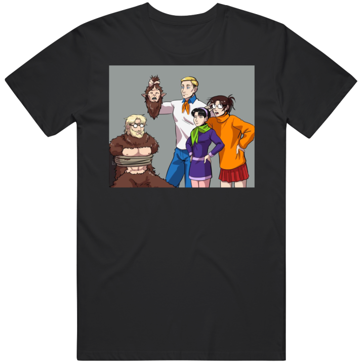 Attack On Titan Scooby Doo Parody Meme T Shirt