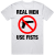 Real Men Use Fists Power Bottom T Shirt