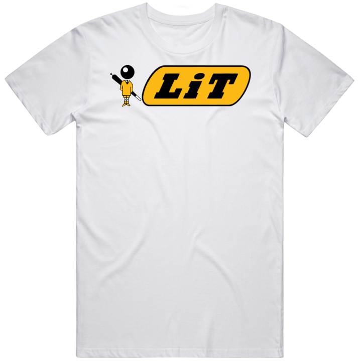 Lit Bic Pen Logo Summer T Shirt