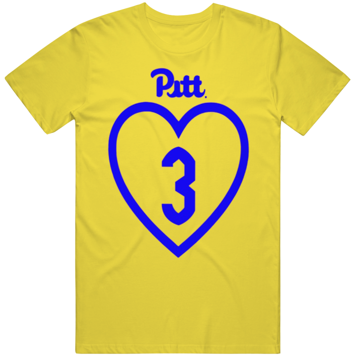 Pitt Love 3 Panthers Football T Shirt