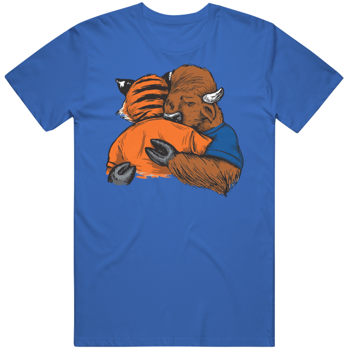 Bills Bengals Hug Football T Shirt