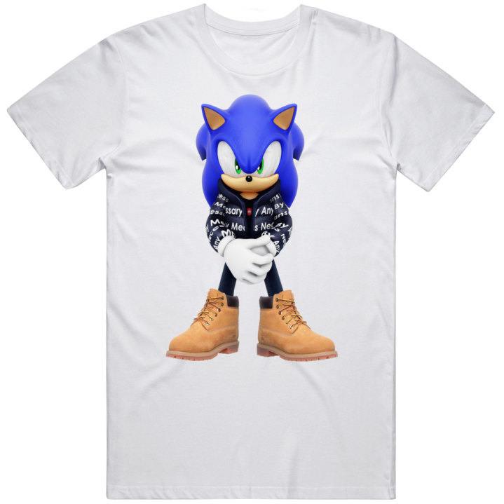 Sonic Hedgehog Timberland Boots New York T Shirt