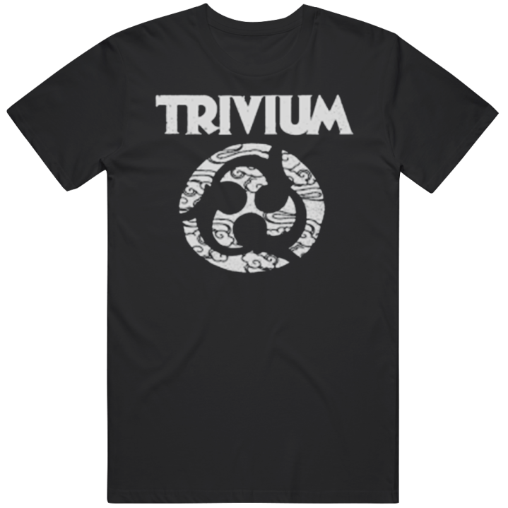 Trivium Merch Swirl Logo T Shirt