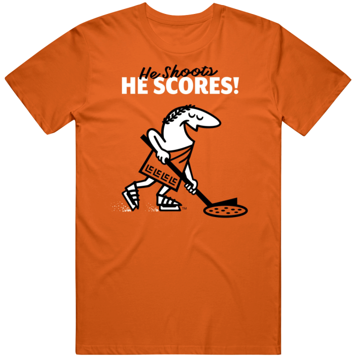 He Shoots He Scores Little Caesars Hockey T Shirt