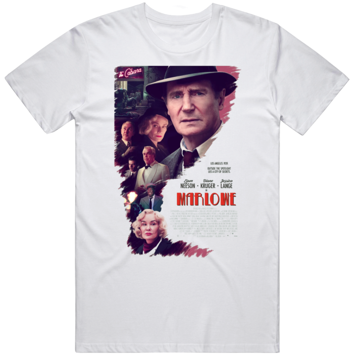 Marlowe Liam Neeson Movie T Shirt