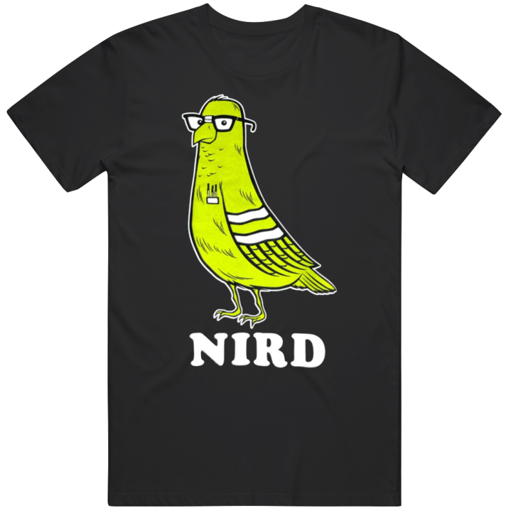 Nerd Nird Bird Gaming Gift T Shirt