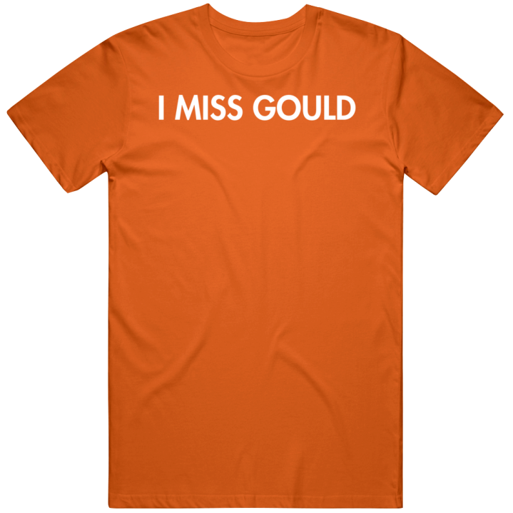 I Miss Gould Robbie Chicago Bears Football T Shirt