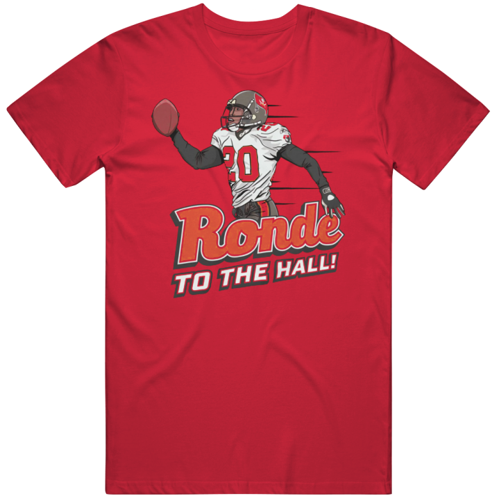 Ronde Barber To The Hall Tampa Bay Buccaneers Football T Shirt