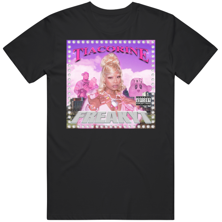 Tiacorine Freaky T Album Cover Parody T Shirt