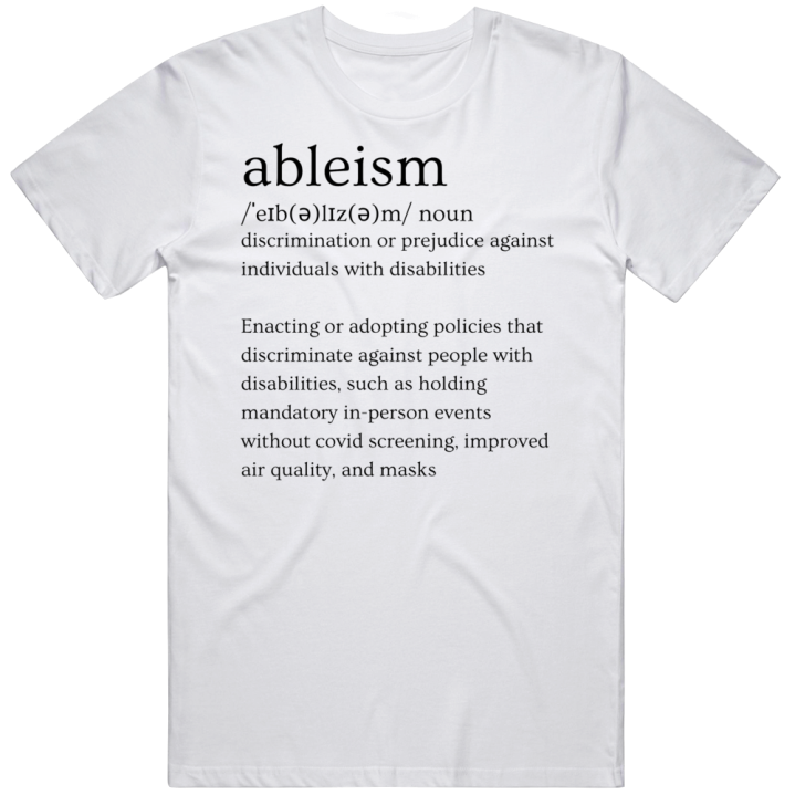 Ableism Definition Disability Gift T Shirt