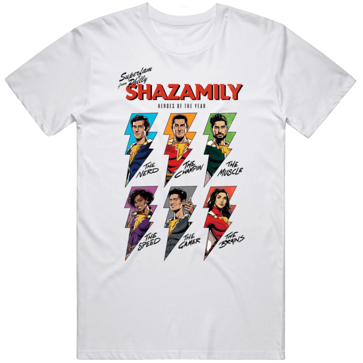 Shazamily Shazam Family Reunion Fan Thanksgiving Gift T Shirt