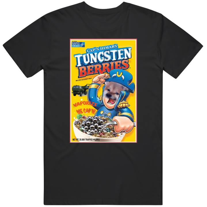 Captain Himars Tungsten Berries Ukraine Crunch Meme T Shirt