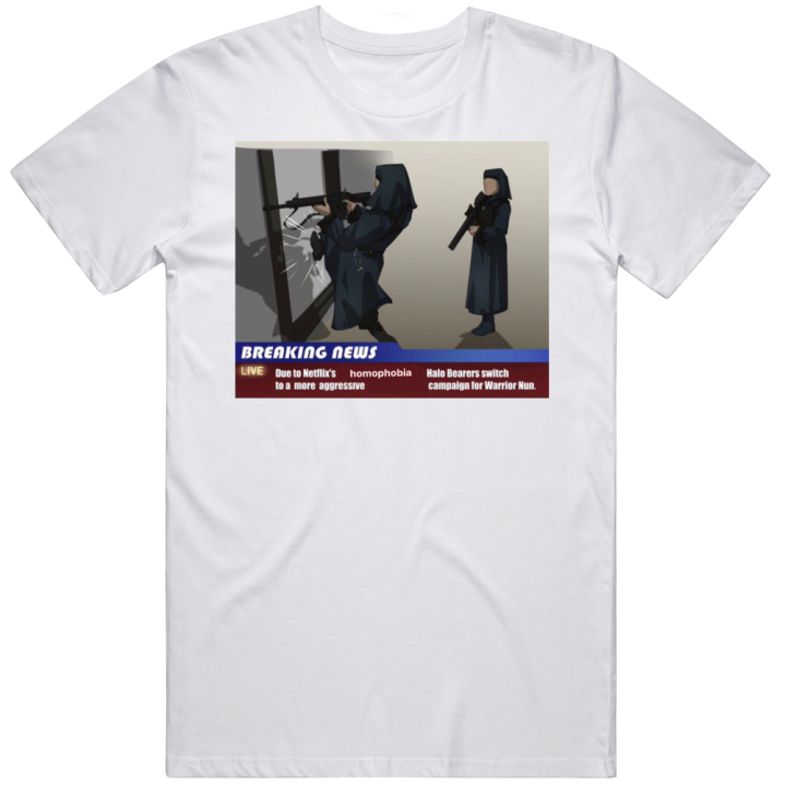 Warrior Nun Netflix Breaking News T Shirt