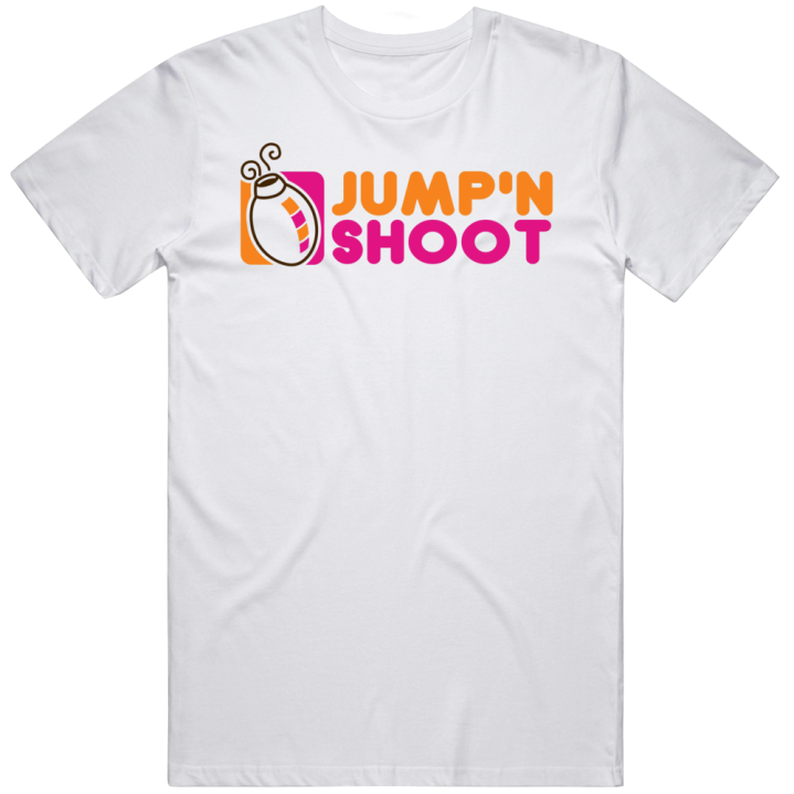 Megaman Rockman Jump'n Shoot Dunkin' Donuts Parody T Shirt