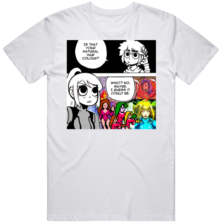 Natural Hair Color Metroid Meme T Shirt