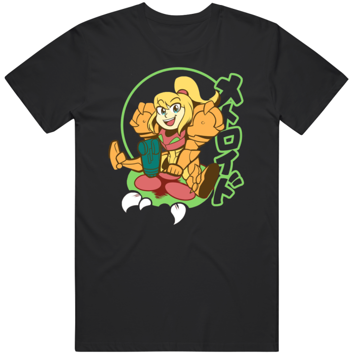 Metroid Samus Slime Rider Meme T Shirt