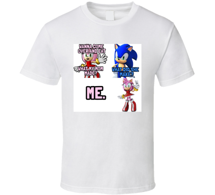 Sonic Meme Eat What My Mom Made Me T Shirt