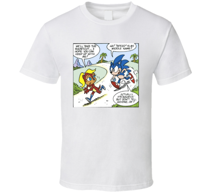 Sonic Maurice Hedgehog Middle Name Meme T Shirt