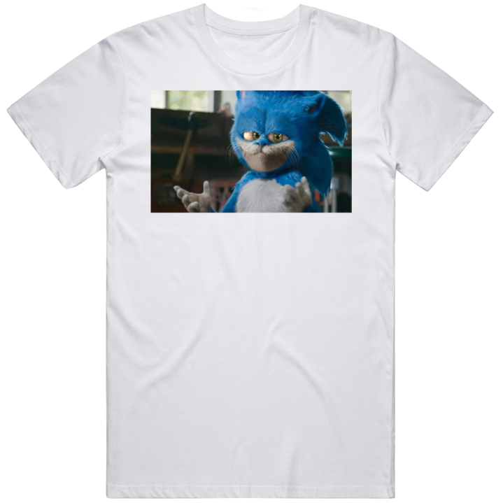 Sonic Cgi Garfield Meme T Shirt