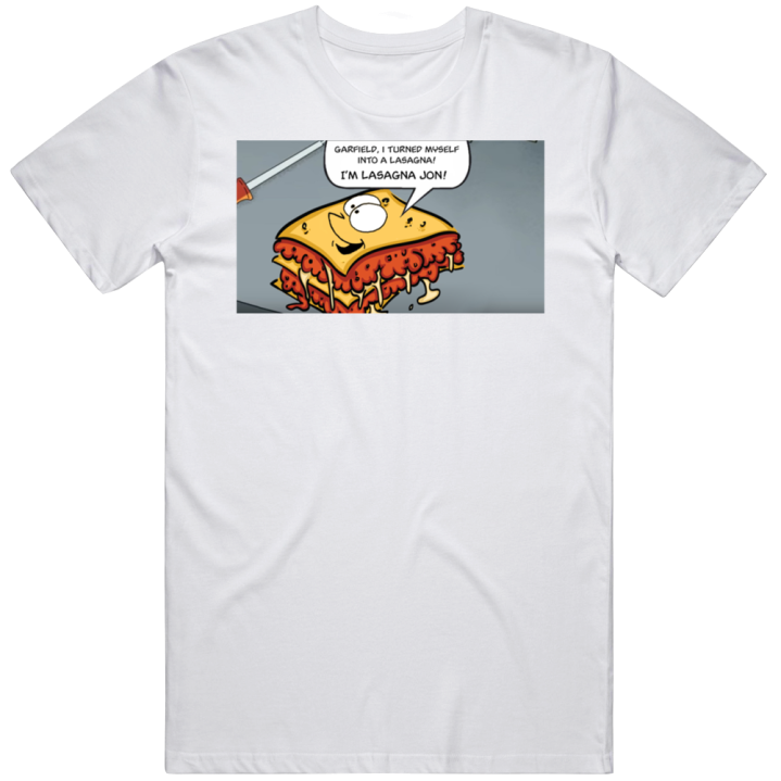 Lasagna Jon Garfield Rick Morty Pickle Meme T Shirt