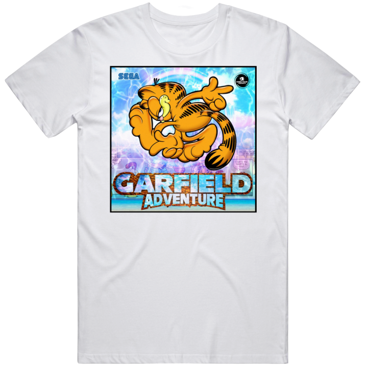 Garfield Adventure Sega Sonic Meme T Shirt