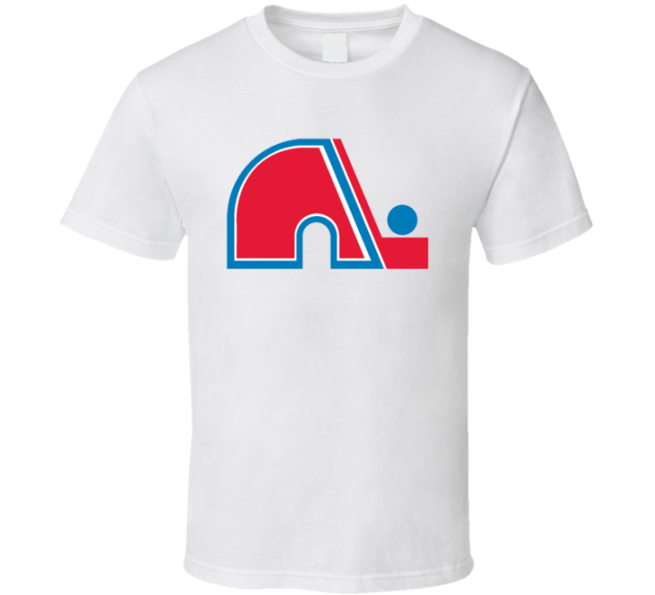 Quebec Nordiques Hockey Old School T Shirt