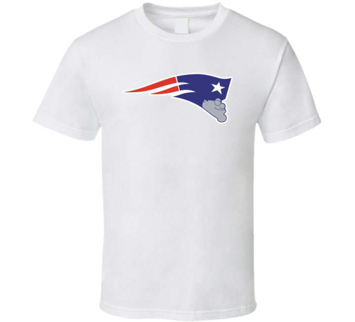 New England Peters Patriots Football T Shirt