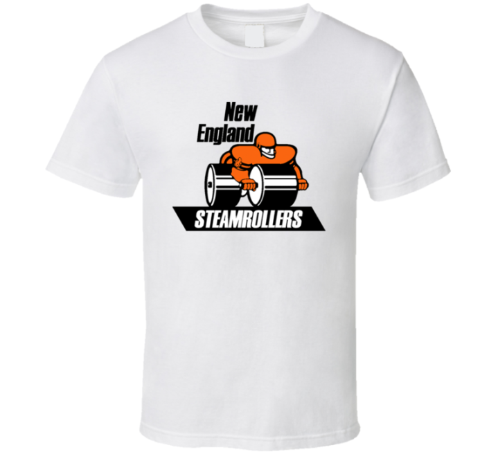 New England Steamrollers Old School Football T Shirt