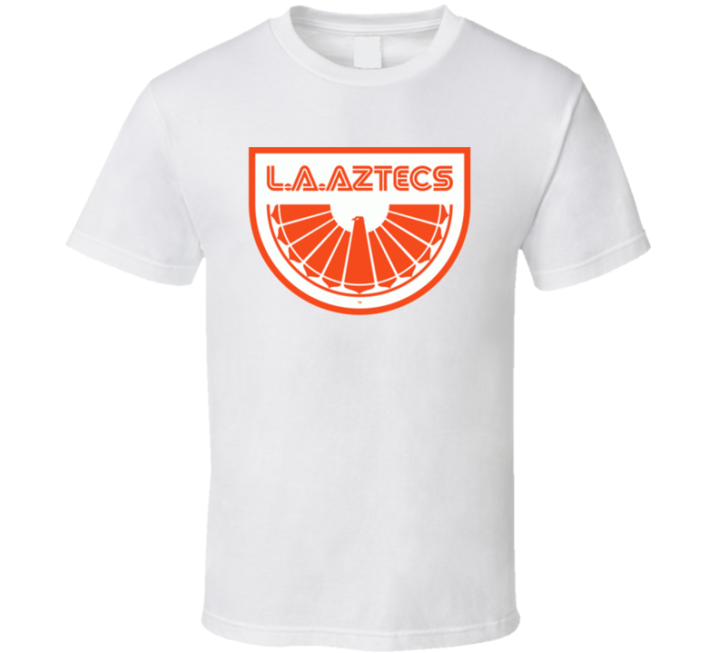 Los Angeles Aztecs Old School 70s Logo T Shirt