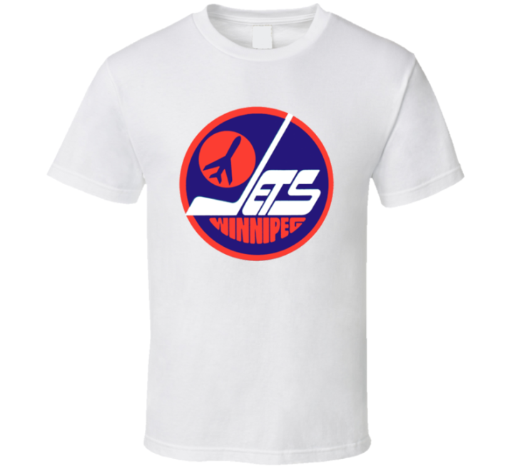 Winnipeg Jets Old School Retro Sports Logo T Shirt