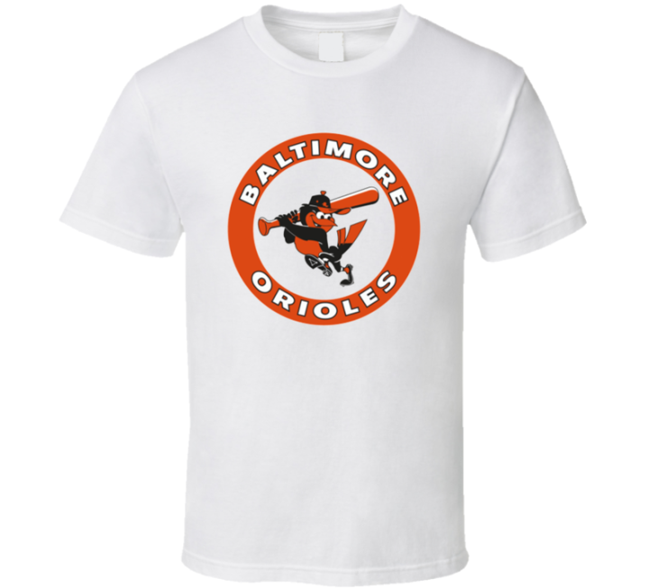 Baltimore Orioles Old School Retro Logo T Shirt