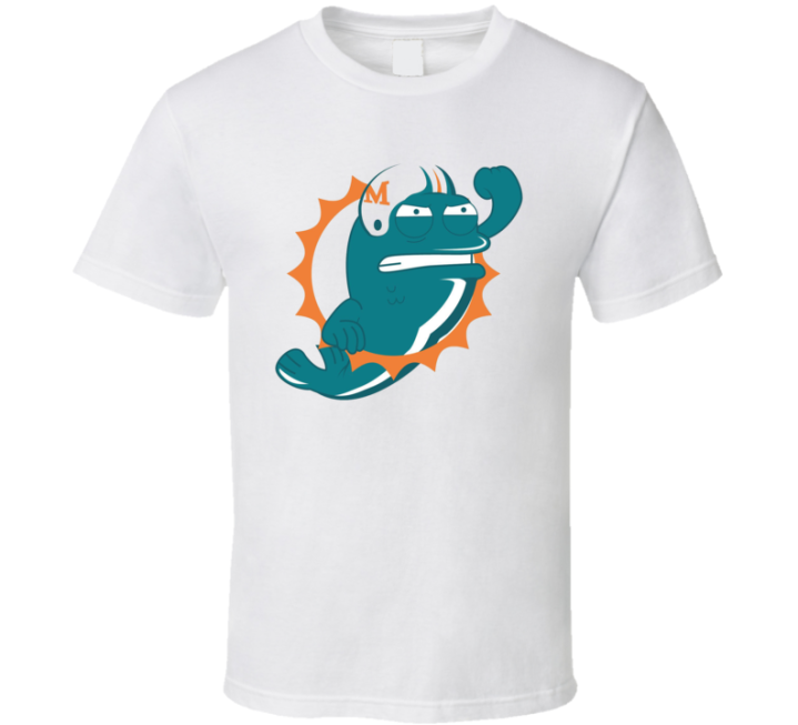 Miami Klaus-phins Dolphins Family Guy Football T Shirt