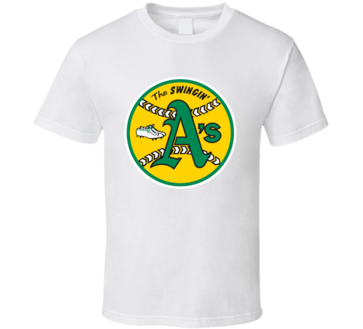 Oakland Athletics Swingin A's Old School Logo T Shirt