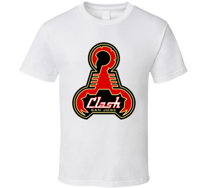 San Jose Clash Old School Soccer Logo T Shirt